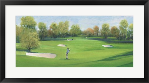 Framed Fairway Shot II Print