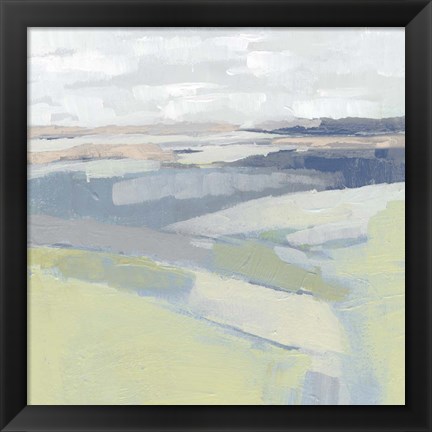 Framed Pastel Prairie I Print