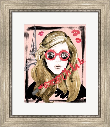 Framed Shades of Style II Print