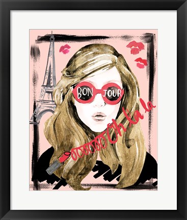 Framed Shades of Style II Print