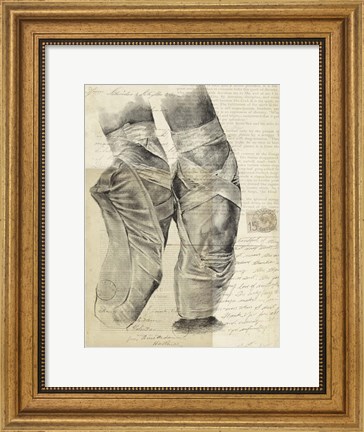 Framed On Pointe II Print