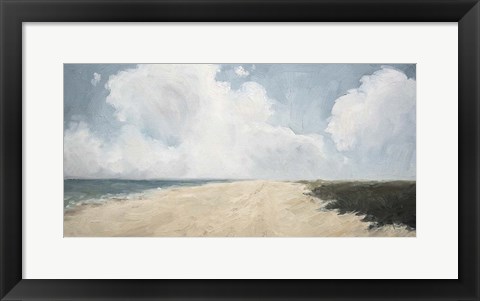 Framed Beach Stroll Print