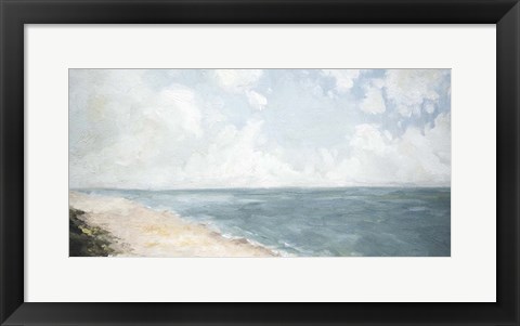 Framed Beach View Print