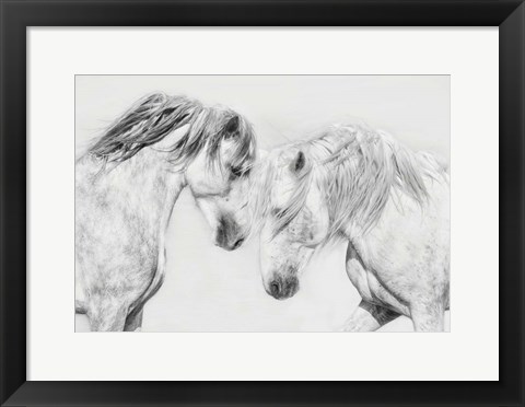 Framed Equine Portrait I Print