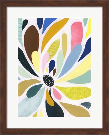 Framed Abstract Petals II Print