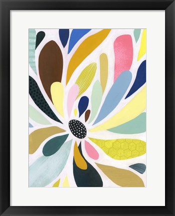 Framed Abstract Petals II Print