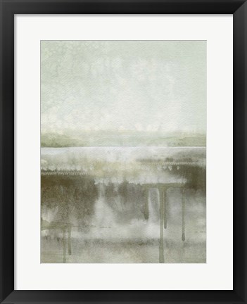 Framed Wandering Terrain I Print