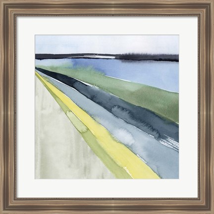 Framed Pastel Perspective II Print