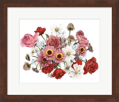 Framed Modern Arrangement III Print