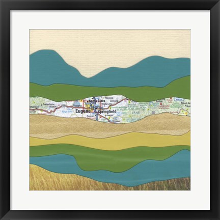 Framed Mountain Series #150 Print