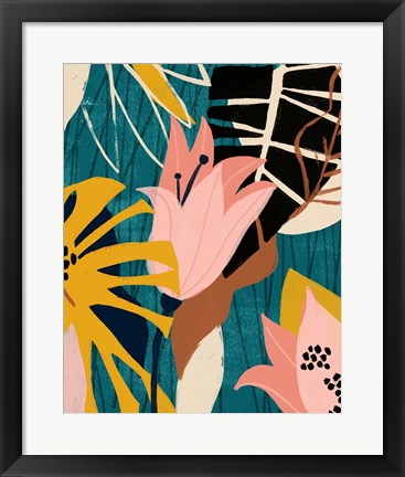 Framed Lily Lagoon II Print