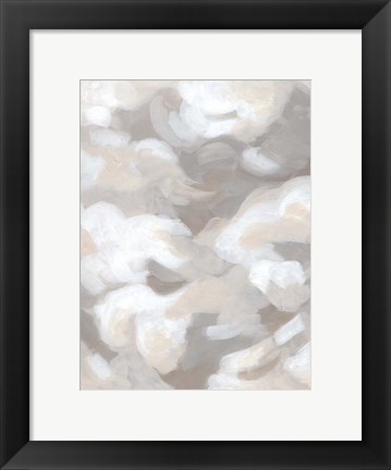 Framed Abstract Cumulus I Print