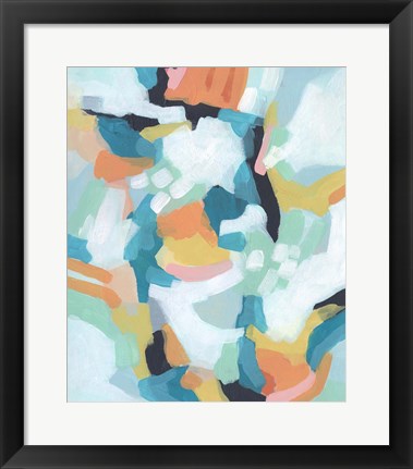 Framed Sorbet Swirl I Print