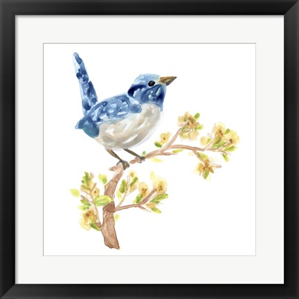 Framed Springtime Songbirds I Print