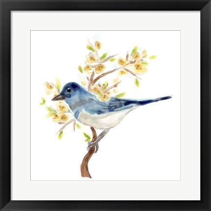 Framed Springtime Songbirds IV Print