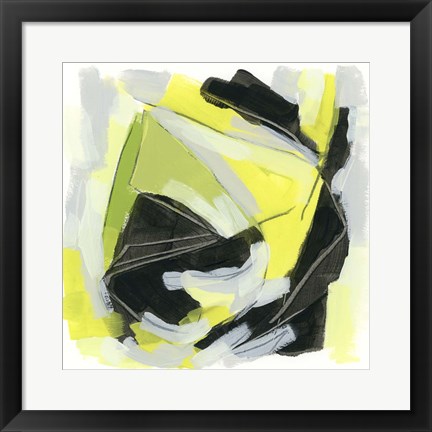 Framed Citron Jungle II Print