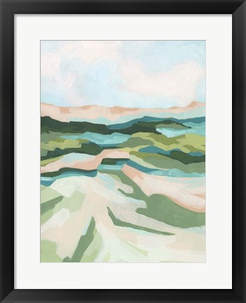 Framed Tidal Valley I Print