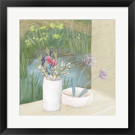 Framed Window Plants III Print