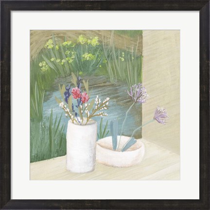 Framed Window Plants III Print