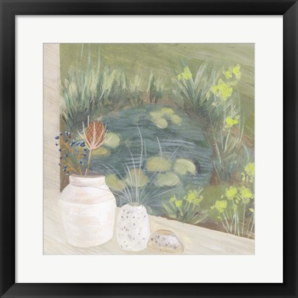 Framed Window Plants IV Print