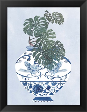 Framed Moonlight Vase II Print