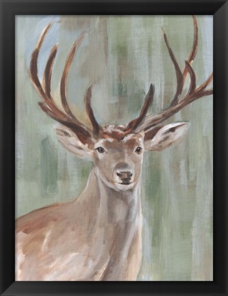 Framed Roaming Buck II Print