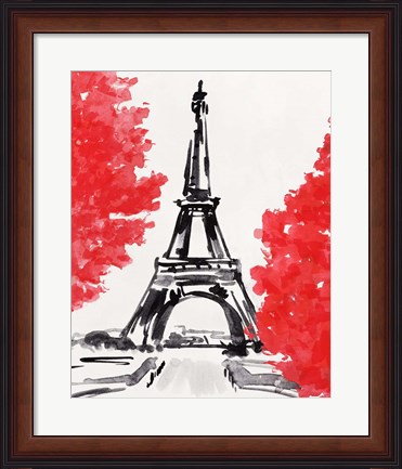 Framed Day in Paris II Print