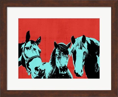 Framed Pop Art Farm I Print