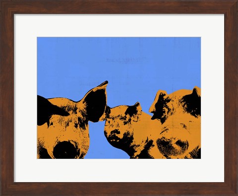 Framed Pop Art Farm III Print