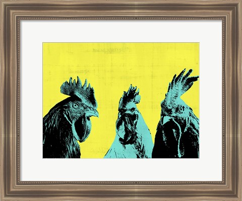 Framed Pop Art Farm V Print