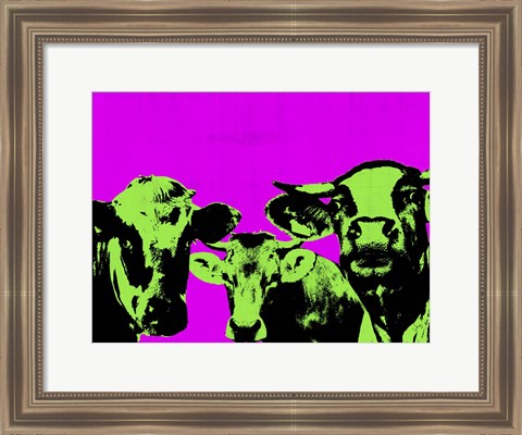 Framed Pop Art Farm VI Print