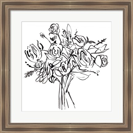 Framed Bouquet a Day II Print