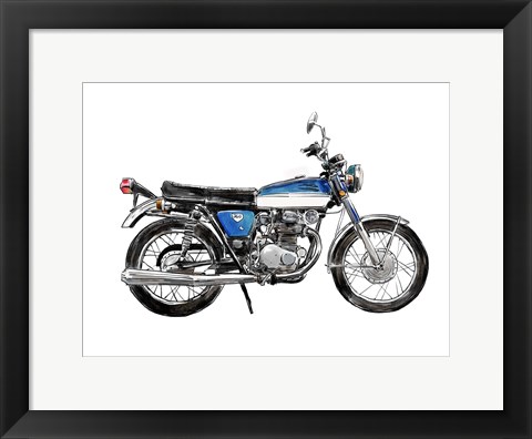 Framed Two Wheels I Print