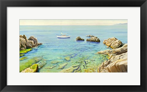 Framed Quieto Approdo Print