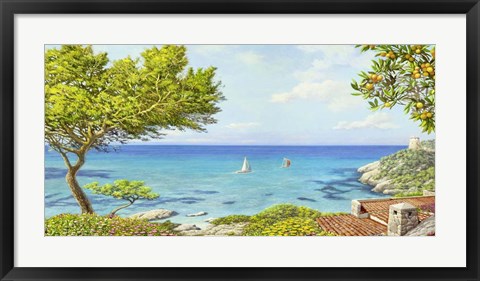 Framed Sul Mare Print