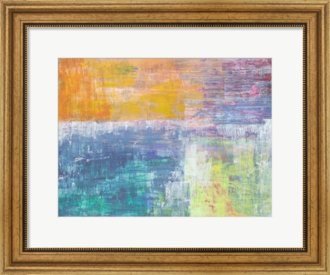 Framed Sole Cielo Mare Print