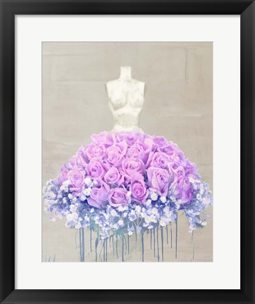 Framed Dressed in Flowers II Print