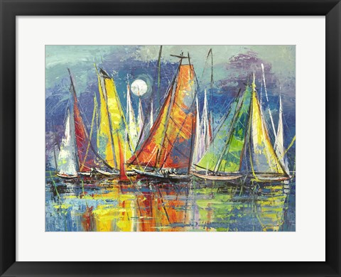 Framed Regata Notturna Print