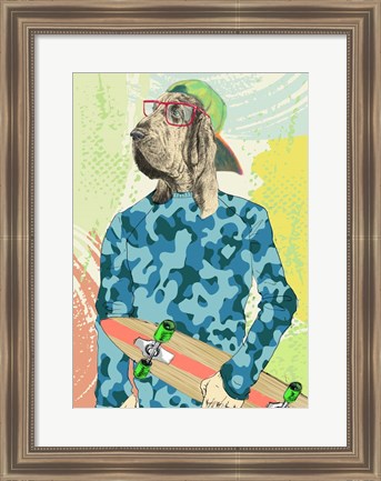 Framed Skaterboy Print