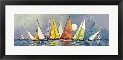 Framed Regata al Chiar di Luna II Print