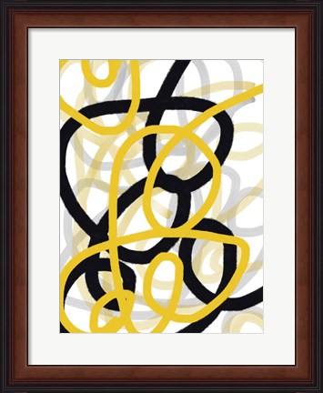 Framed Scribble No. 1 Print