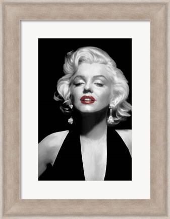 Framed Halter Top Marilyn Print