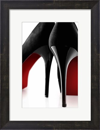 Framed Fashion Red 1 Print