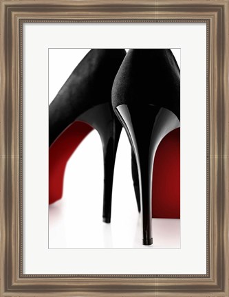 Framed Fashion Red 1 Print