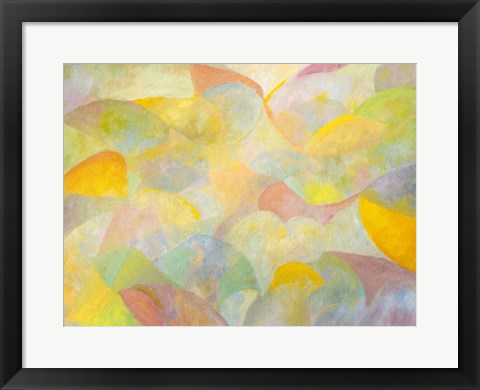 Framed Curving Forms Print