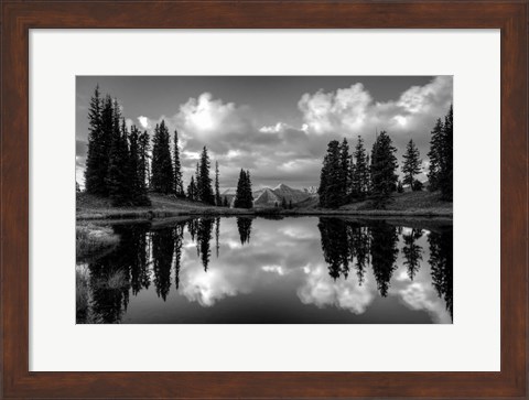 Framed Paradise Reflection Print