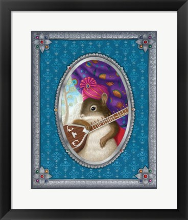 Framed Ravi The Squirrel Print