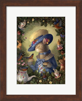 Framed Wilhelmina, In Reverie Print