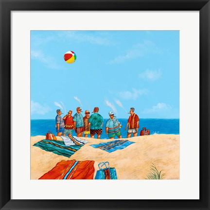 Framed Power Beach Print