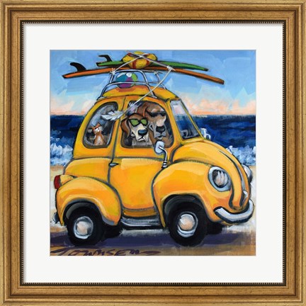 Framed Beachy Keen Print